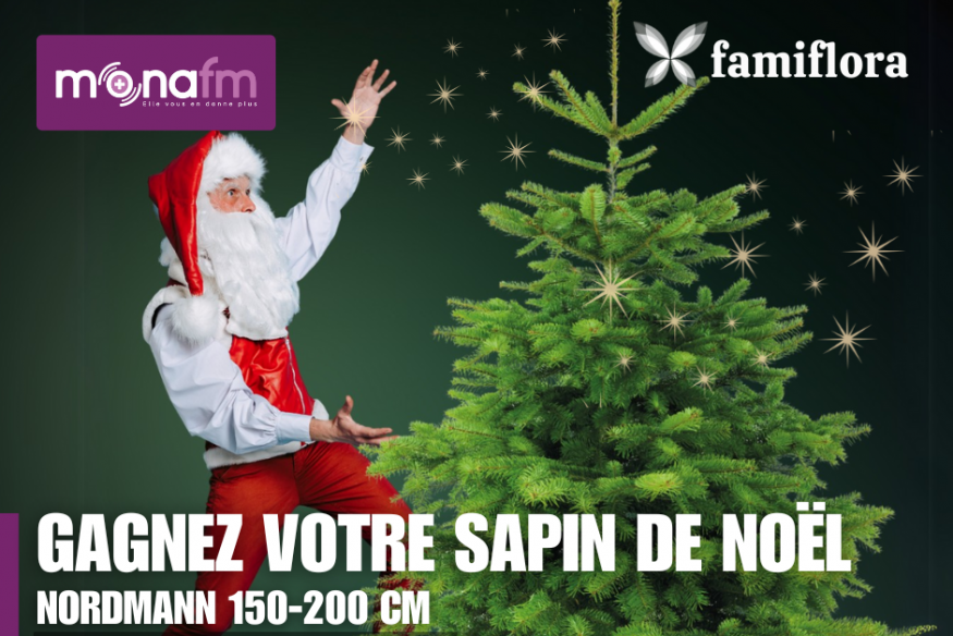 Gagnez votre sapin de Noël avec FAMIFLORA